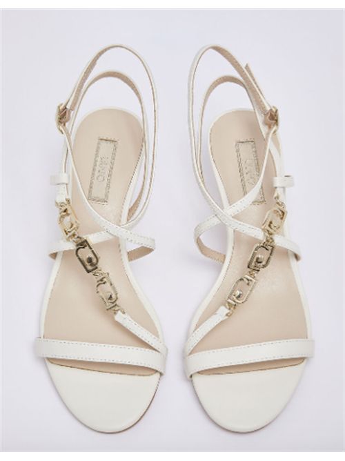 Sandalo tacco basso e logo gioiello Liu Jo LIU JO | SA6059-P0062-S1400